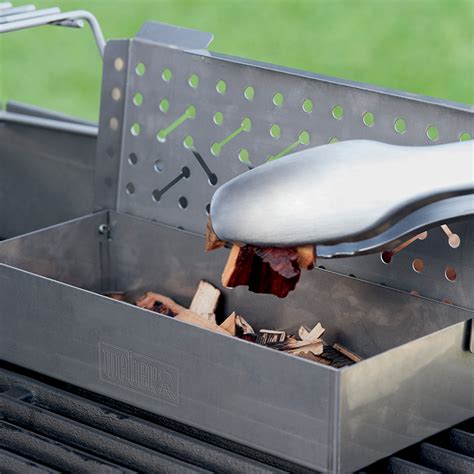 how to use a stainless steel smoker box|weber smoker box accessory.